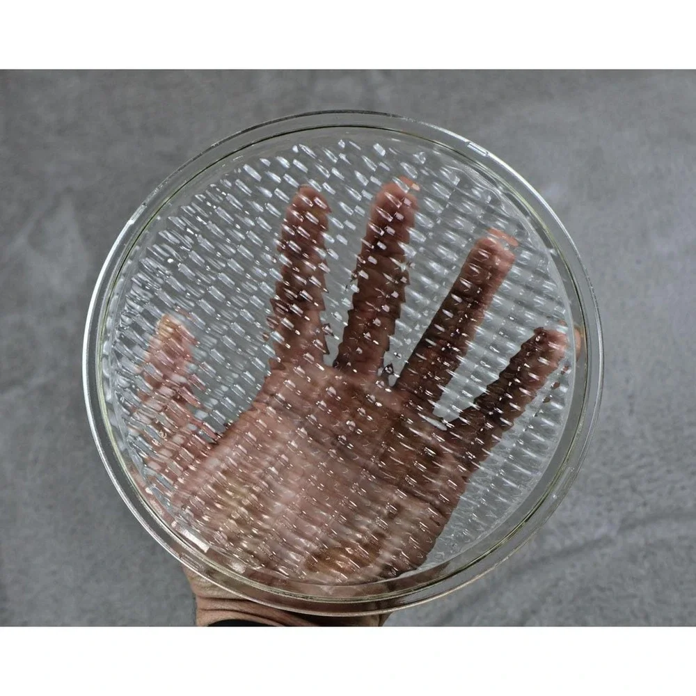 Vintage Industrial Prismatic Glass Lens Fresnel Light Cover 7